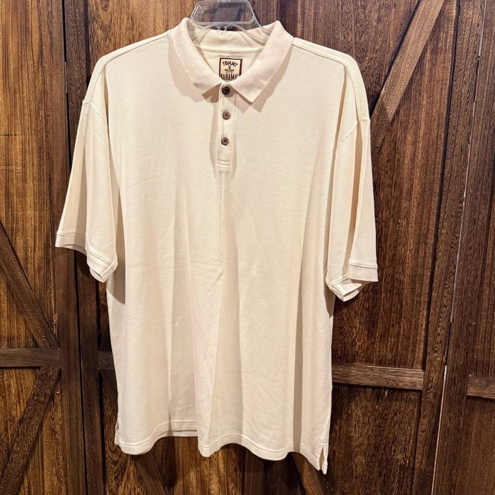 Tommy Bahama Off-White Polo Shirt